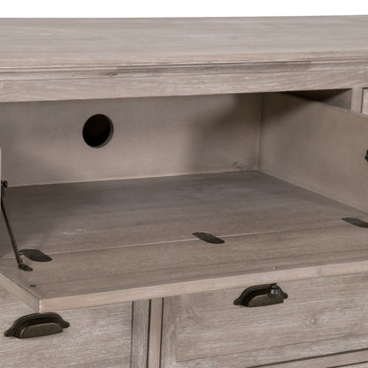 Commode multimédia Eden à 7 tiroirs