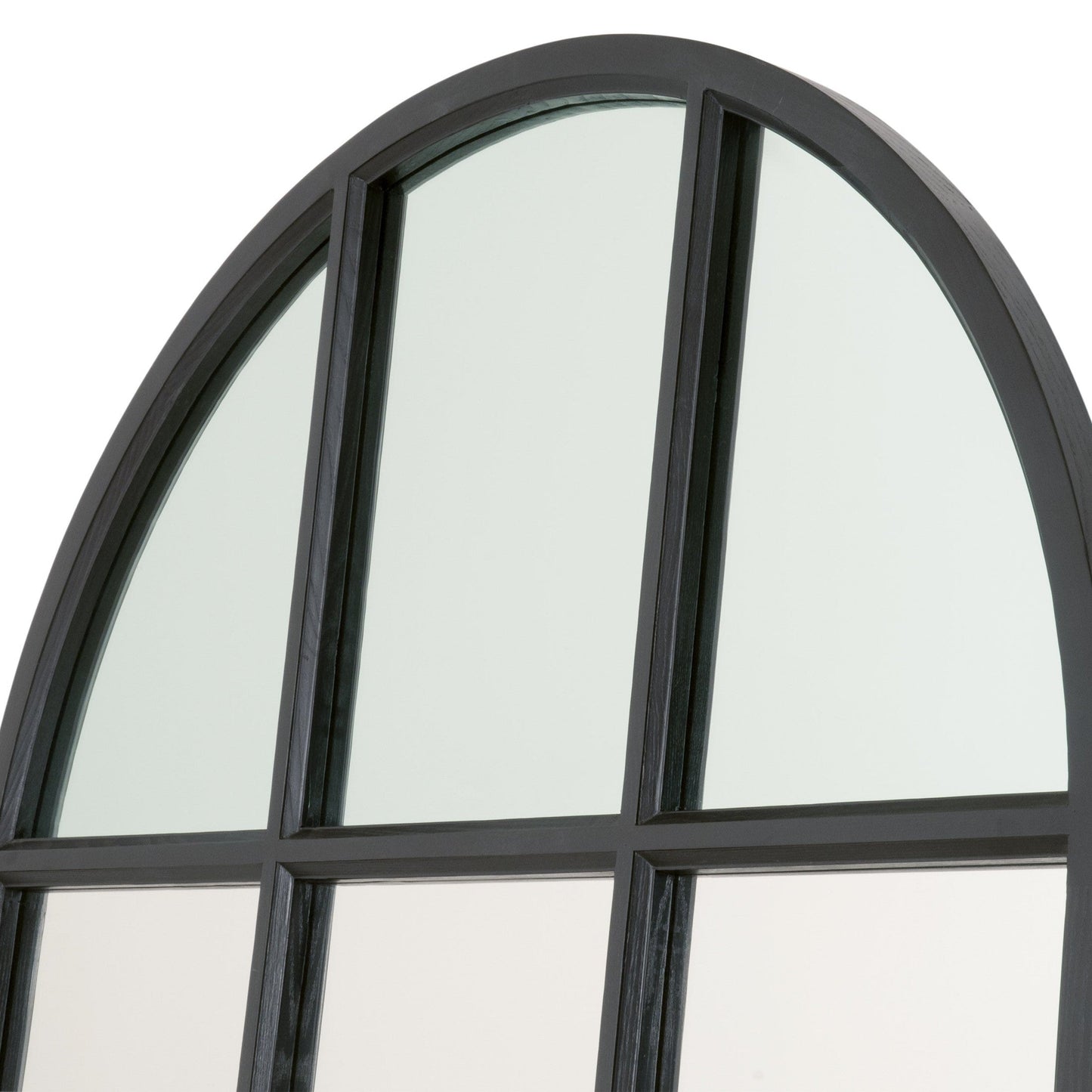 Miroir arqué en grille