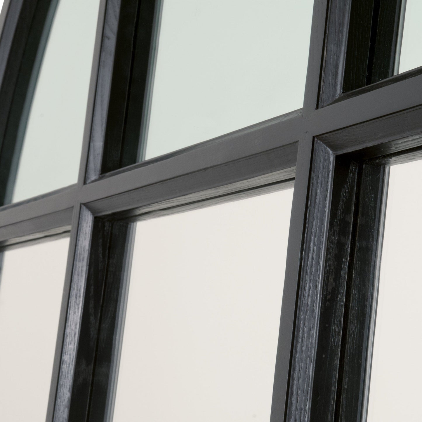 Miroir arqué en grille