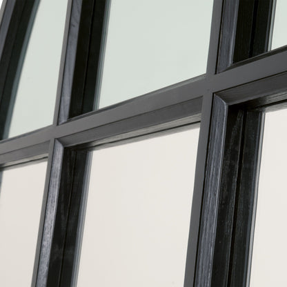 Miroir arqué en grille