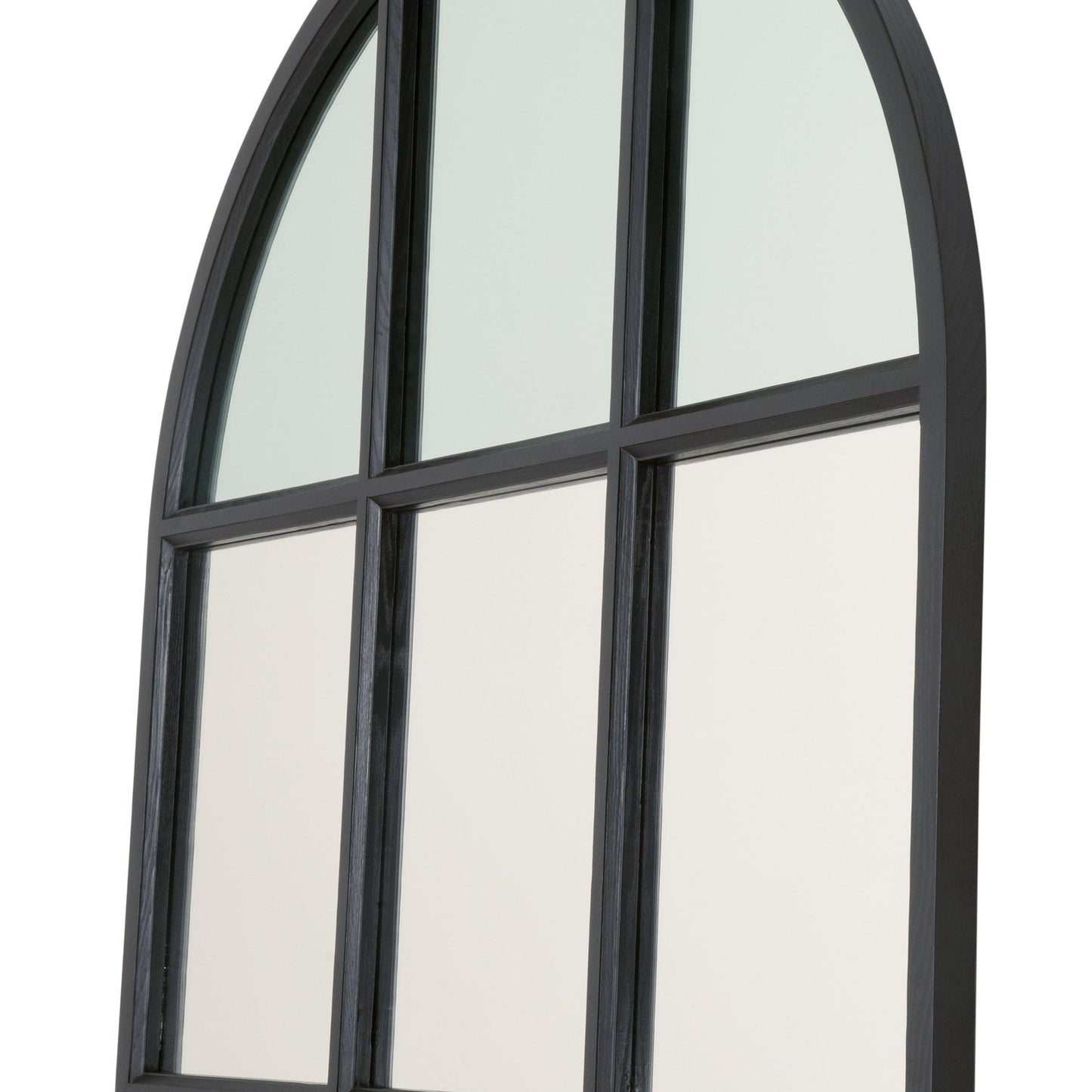 Miroir arqué en grille