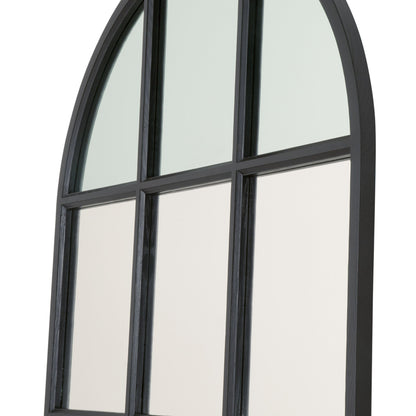 Miroir arqué en grille