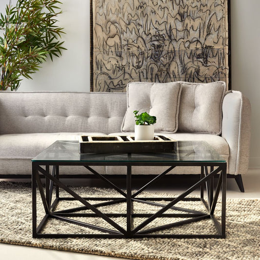 Table basse en verre Hanover Glass