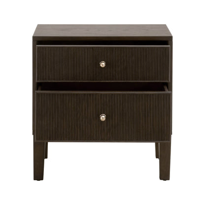 Table de chevet à 2 tiroirs Highland