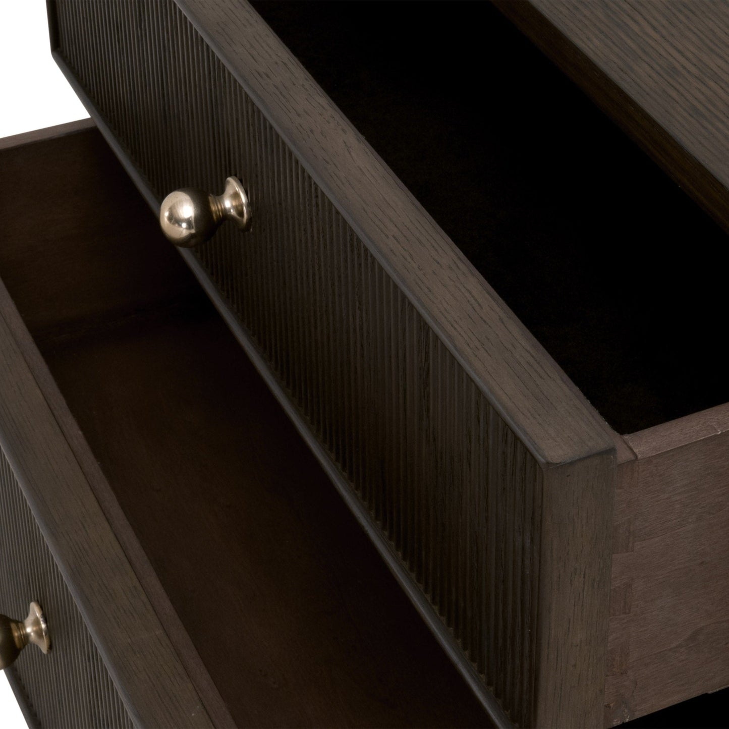 Table de chevet à 2 tiroirs Highland