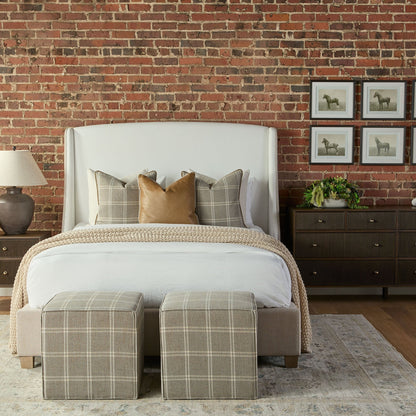 Table de chevet à 2 tiroirs Highland