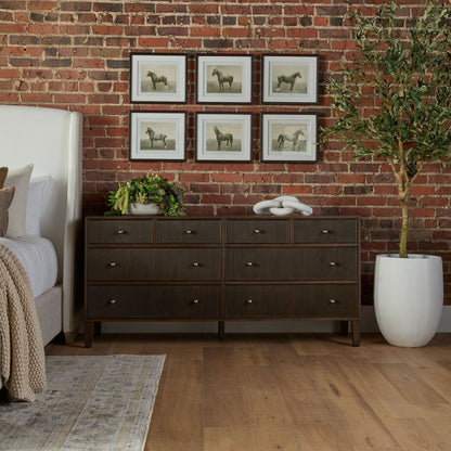 Commode double Highland à 8 tiroirs