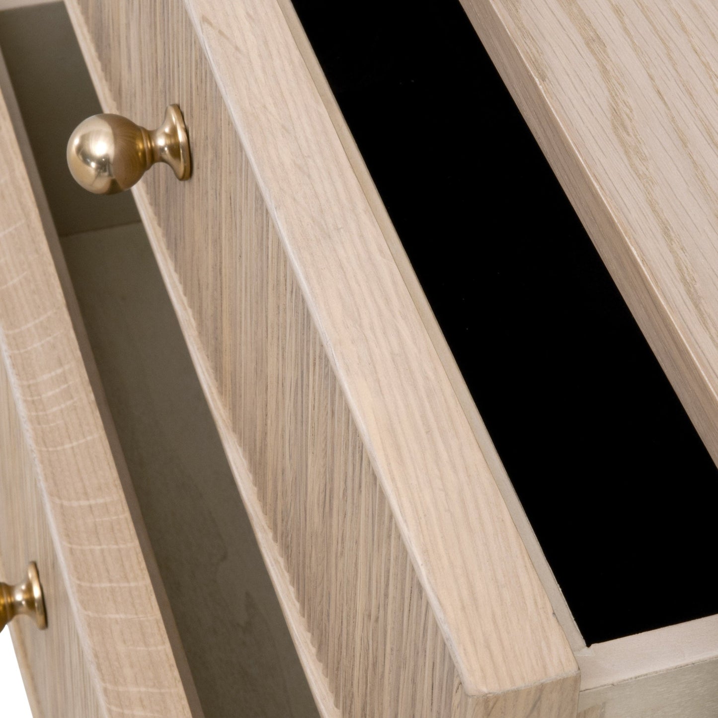 Table de chevet à 2 tiroirs Highland