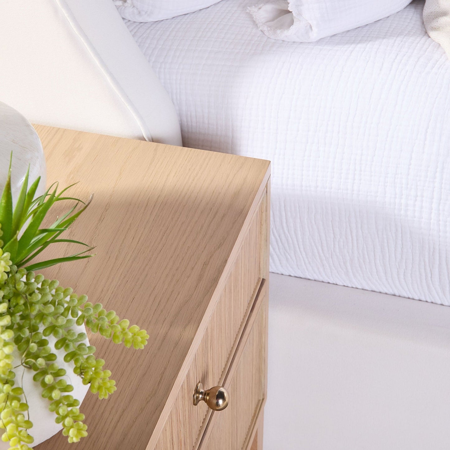 Table de chevet à 2 tiroirs Highland