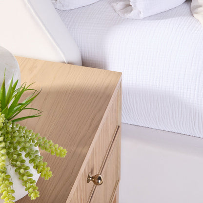 Table de chevet à 2 tiroirs Highland