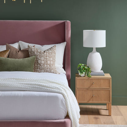 Table de chevet à 2 tiroirs Highland