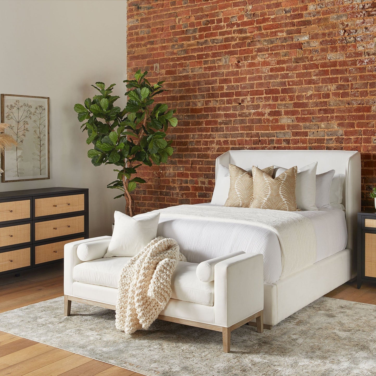 Commode double à 6 tiroirs Holland