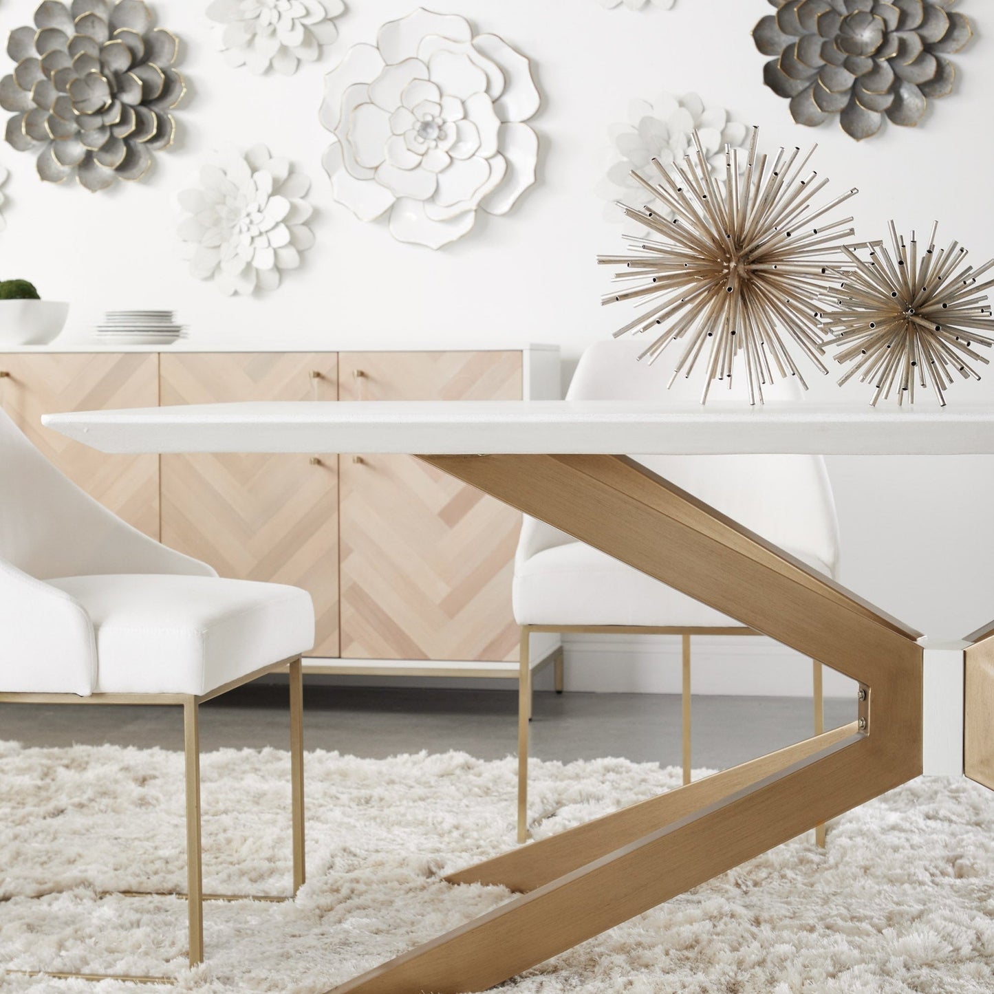 Table à manger rectangulaire industrielle