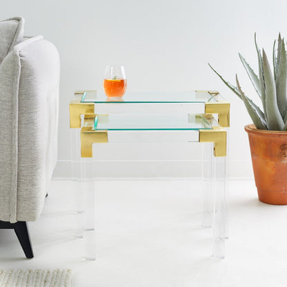 Ensemble de table en acrylique Johanson S/2