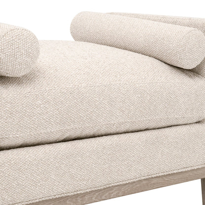 Tabouret d'appoint rembourré Keaton