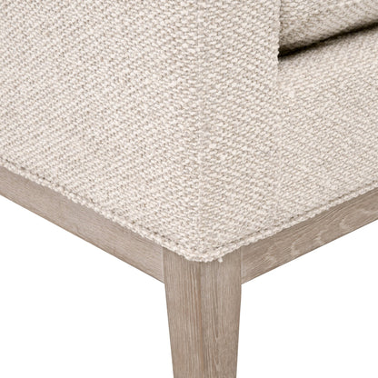 Tabouret d'appoint rembourré Keaton