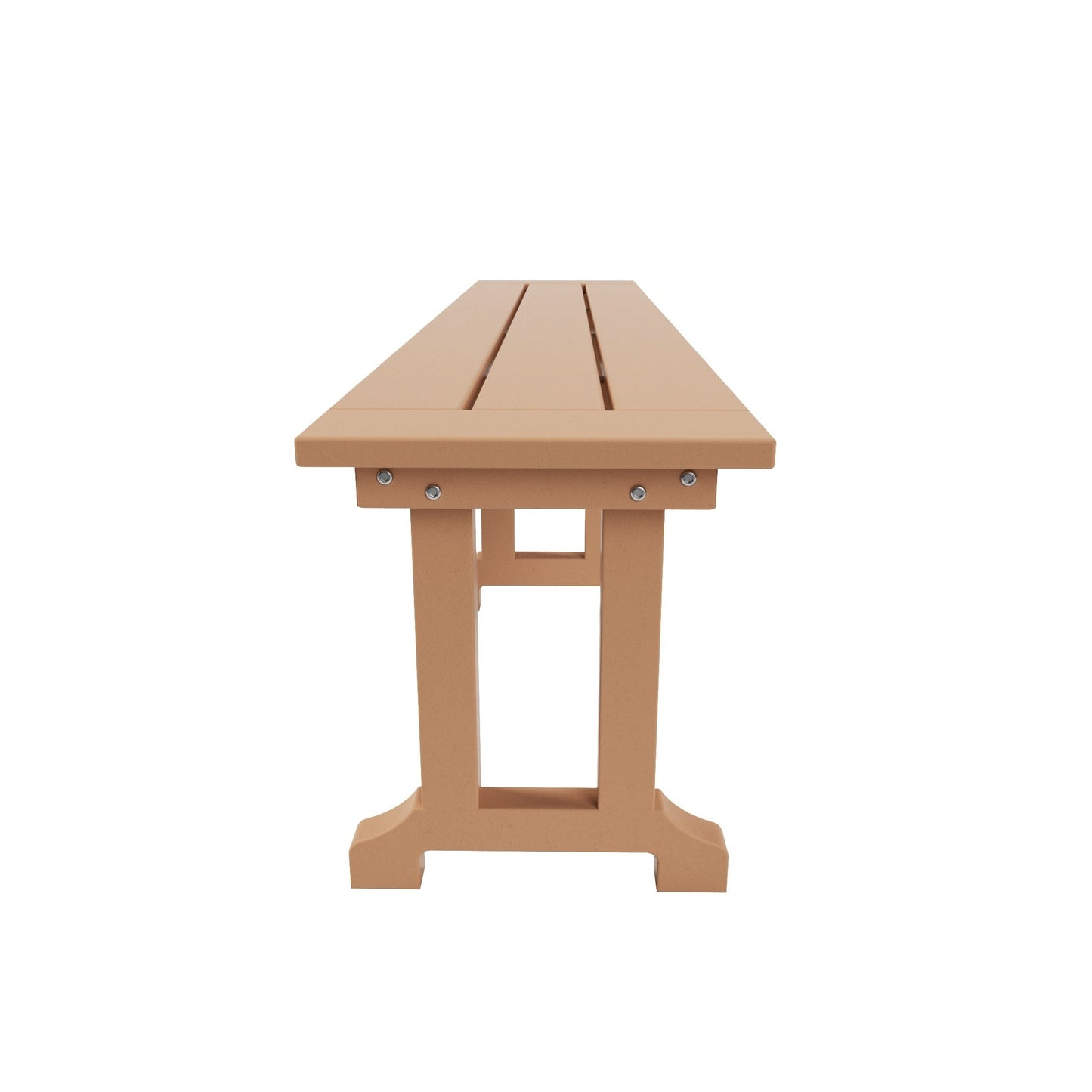 Banc de terrasse extérieur Polytrends Laguna en PEHD toutes saisons 65