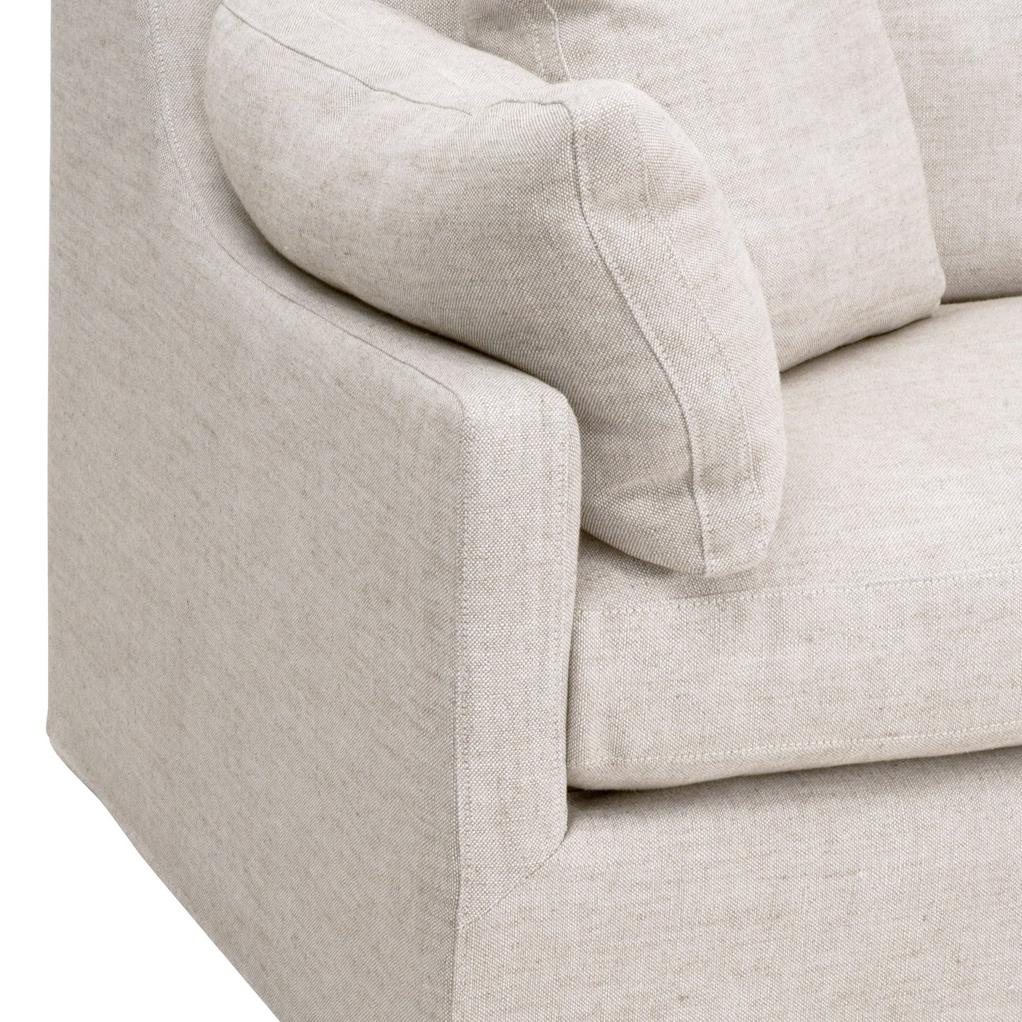 Housse de canapé Lena 95 avec accoudoirs inclinés
