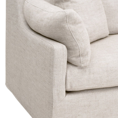 Housse de canapé Lena 95 avec accoudoirs inclinés