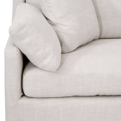 Housse de canapé modulaire Lena 2 places avec accoudoirs inclinés à gauche