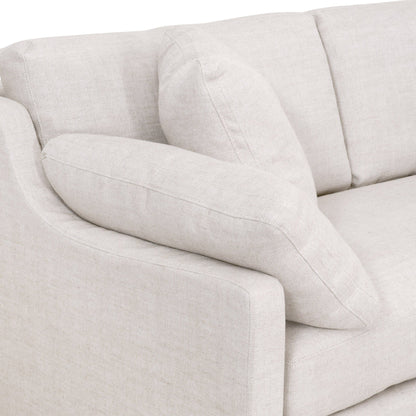 Housse de canapé modulaire Lena 2 places avec accoudoirs inclinés à gauche