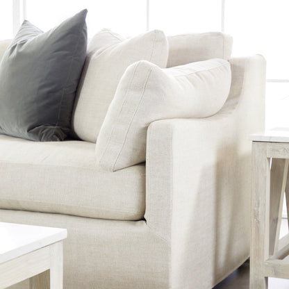 Housse de canapé modulaire Lena 2 places avec accoudoirs inclinés à droite