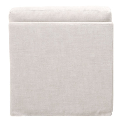 Chaise modulaire sans accoudoirs Lena 1 place avec housse