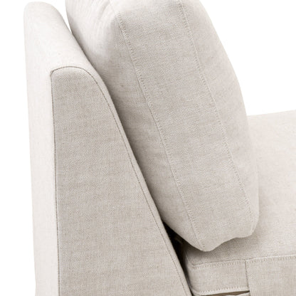 Chaise modulaire sans accoudoirs Lena 1 place avec housse