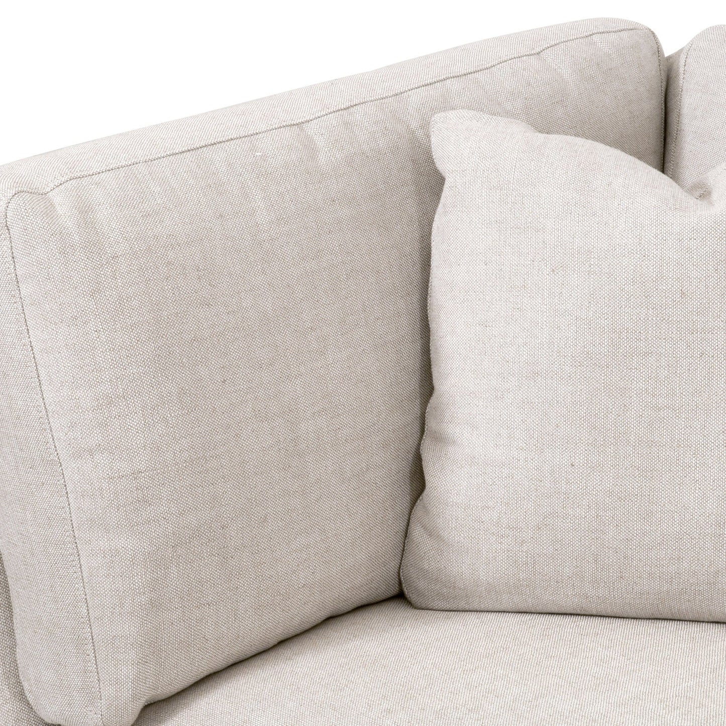 Chaise d'angle modulaire Lena avec housse