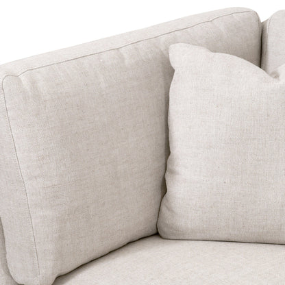 Chaise d'angle modulaire Lena avec housse