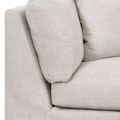 Chaise d'angle modulaire Lena avec housse