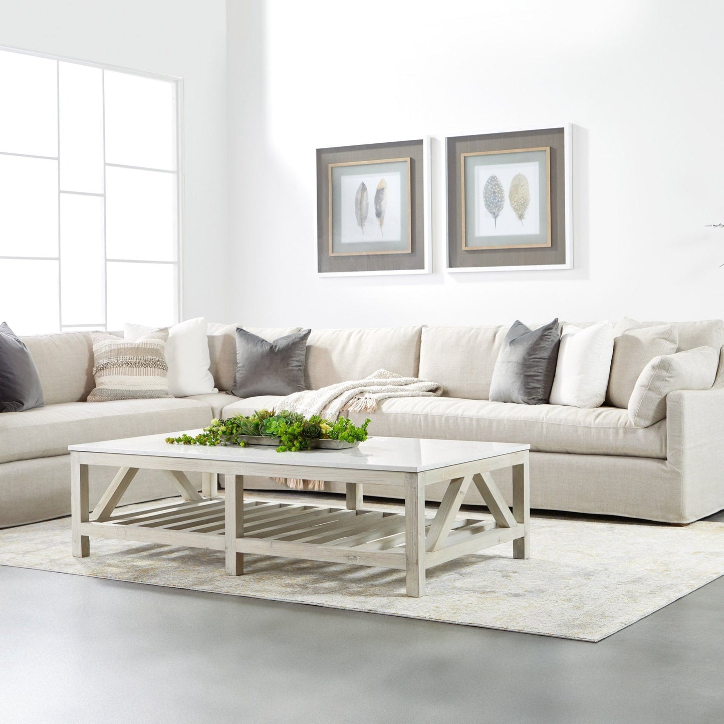 Chaise d'angle modulaire Lena avec housse