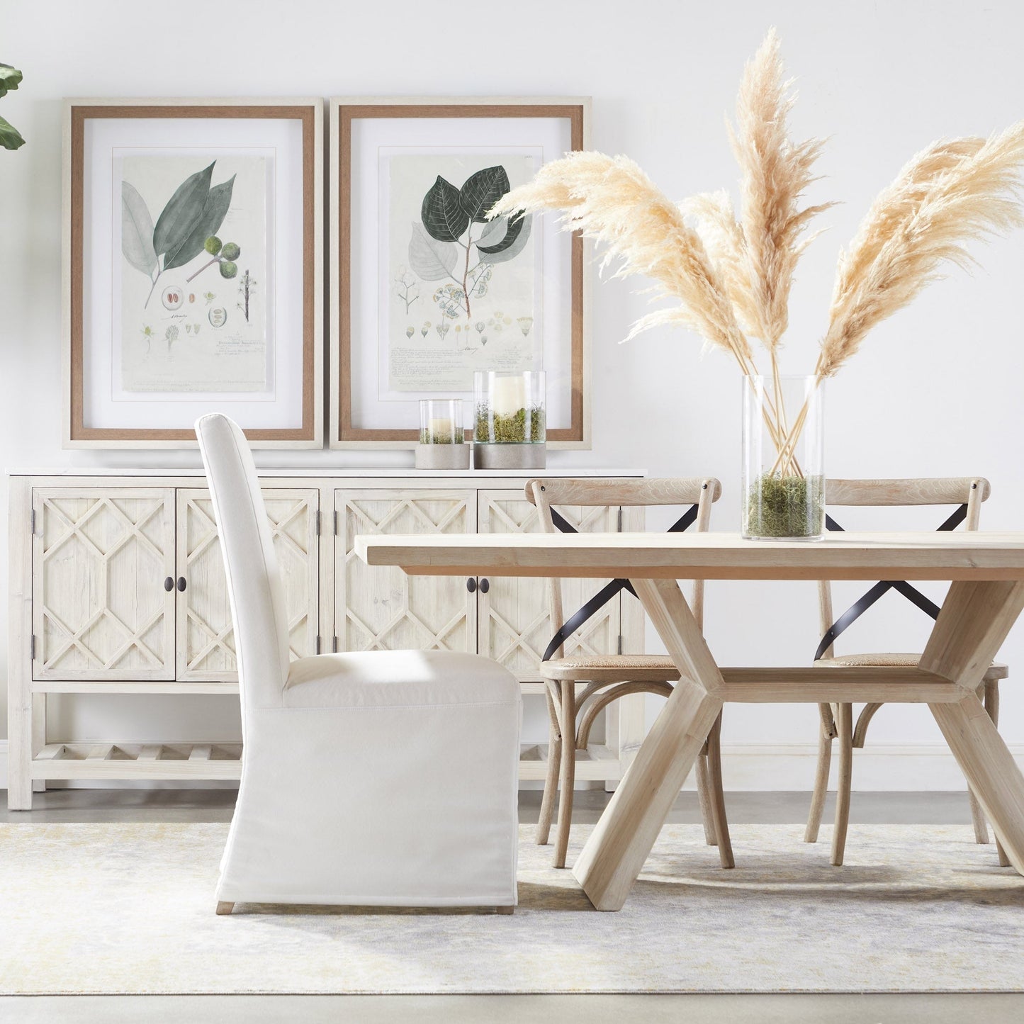 Housse pour chaise de salle à manger Levi, lot de 2