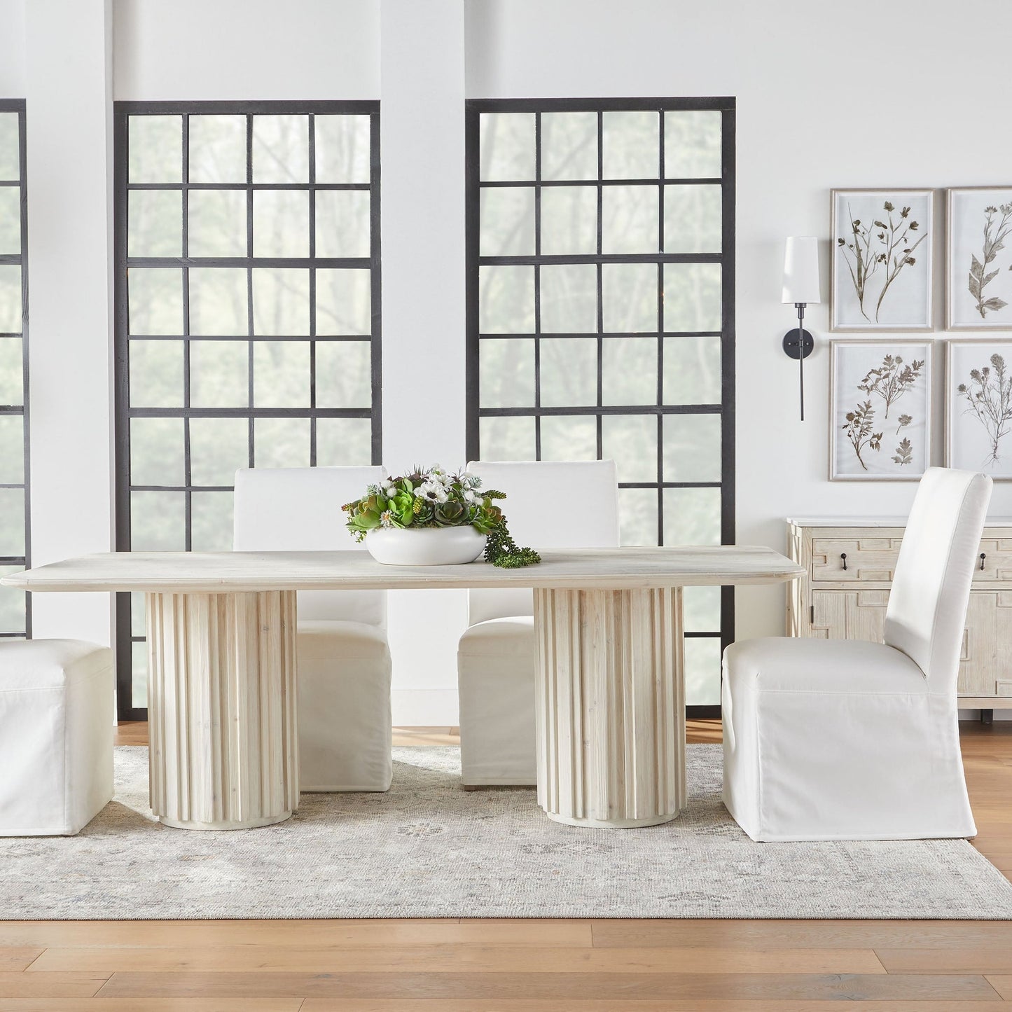 Housse pour chaise de salle à manger Levi, lot de 2