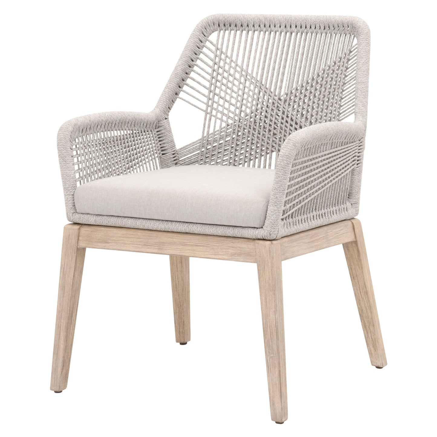 Fauteuil d'extérieur Loom, lot de 2