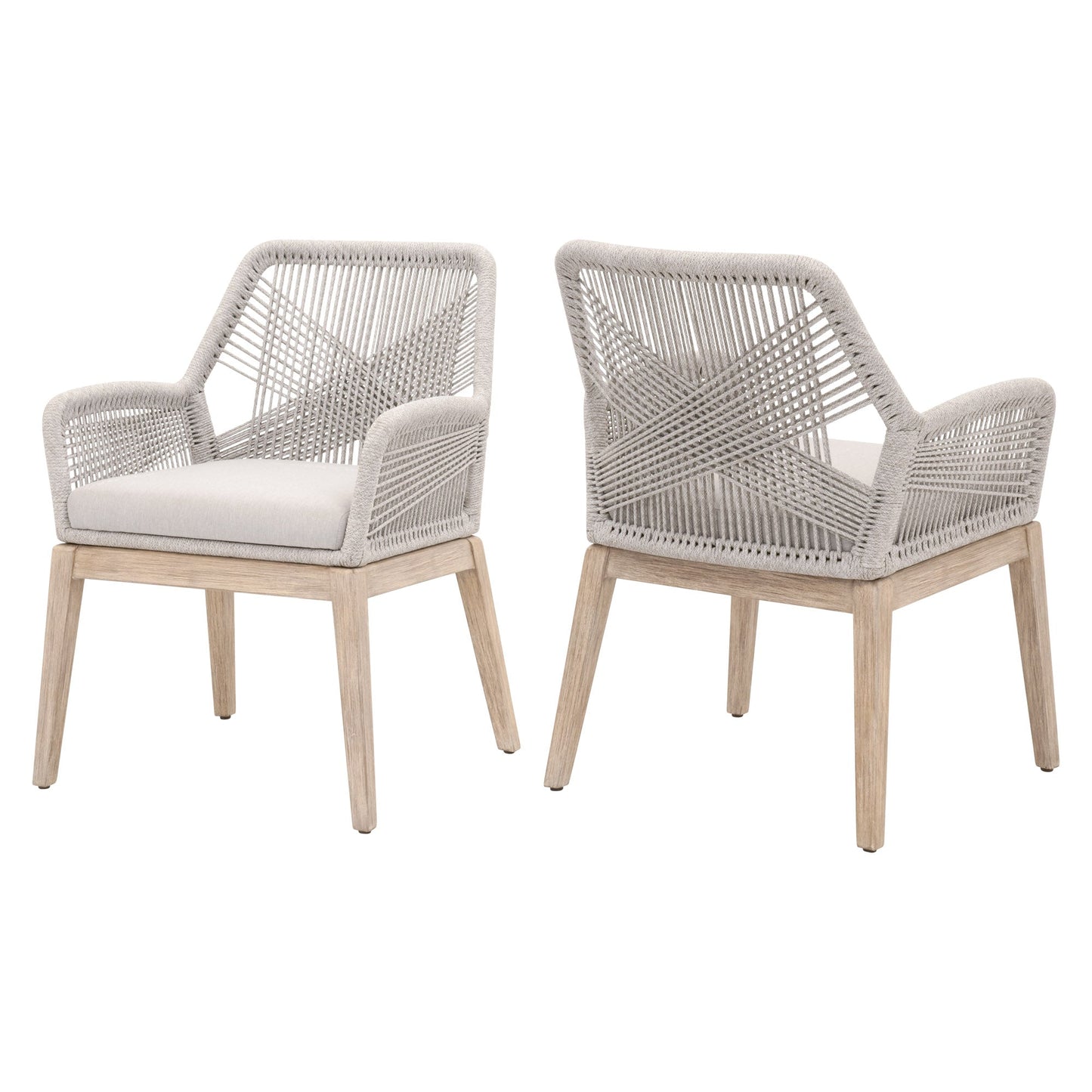 Fauteuil Loom, lot de 2