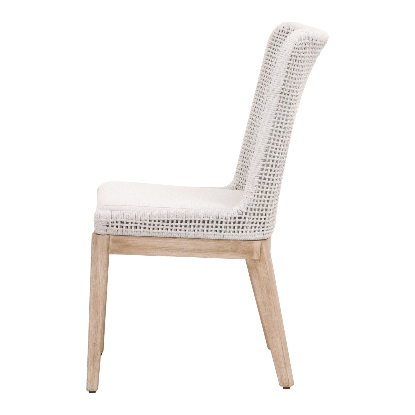 Chaise de salle à manger en maille, lot de 2