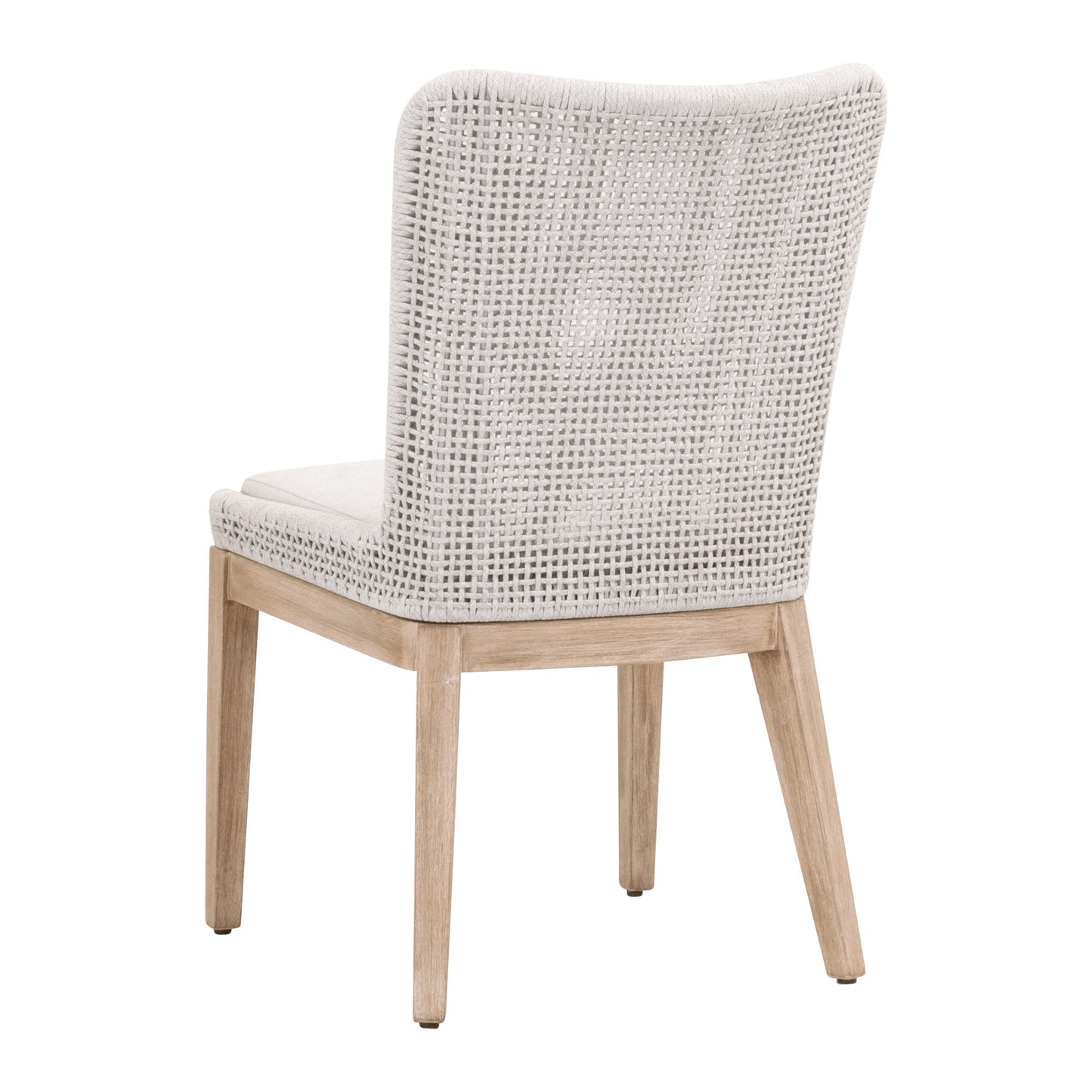 Chaise de salle à manger en maille, lot de 2