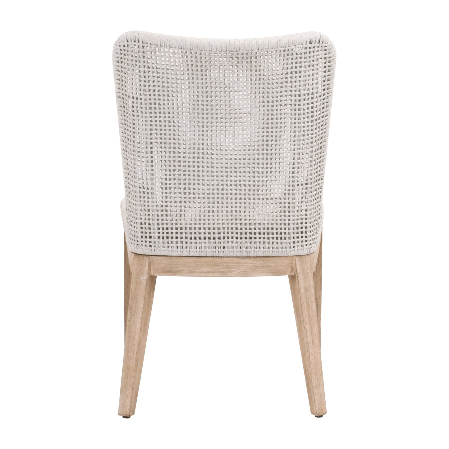 Chaise de salle à manger en maille, lot de 2