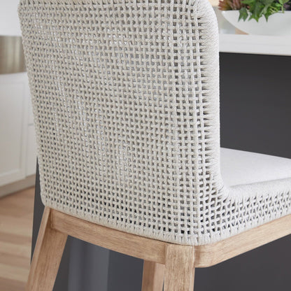 Tabouret de comptoir en maille