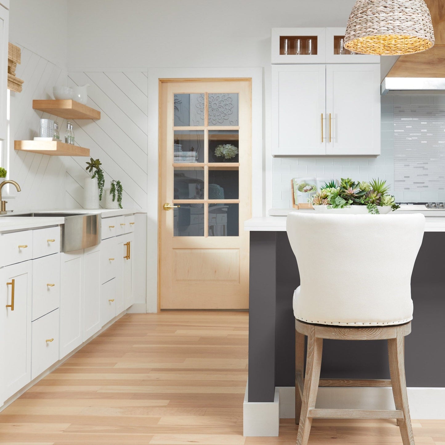 Tabouret de bar pivotant Milton