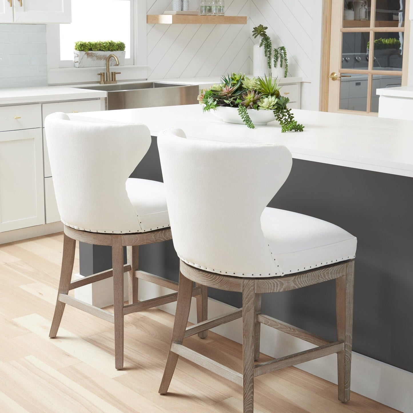 Tabouret de bar pivotant Milton