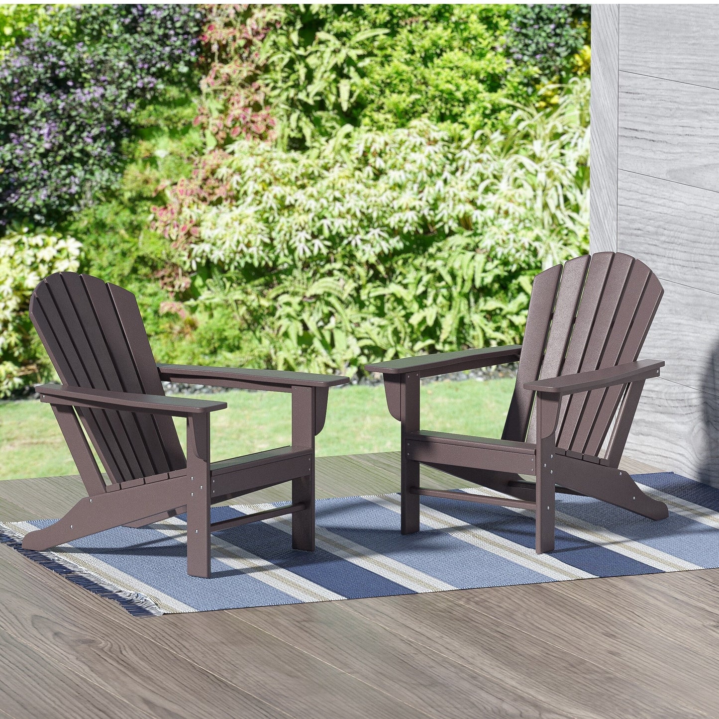 Chaises Adirondack Polytrends Altura Outdoor écologiques toutes saisons (lot de 2)