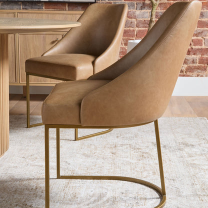 Chaise de salle à manger Parissa, ensemble de 2