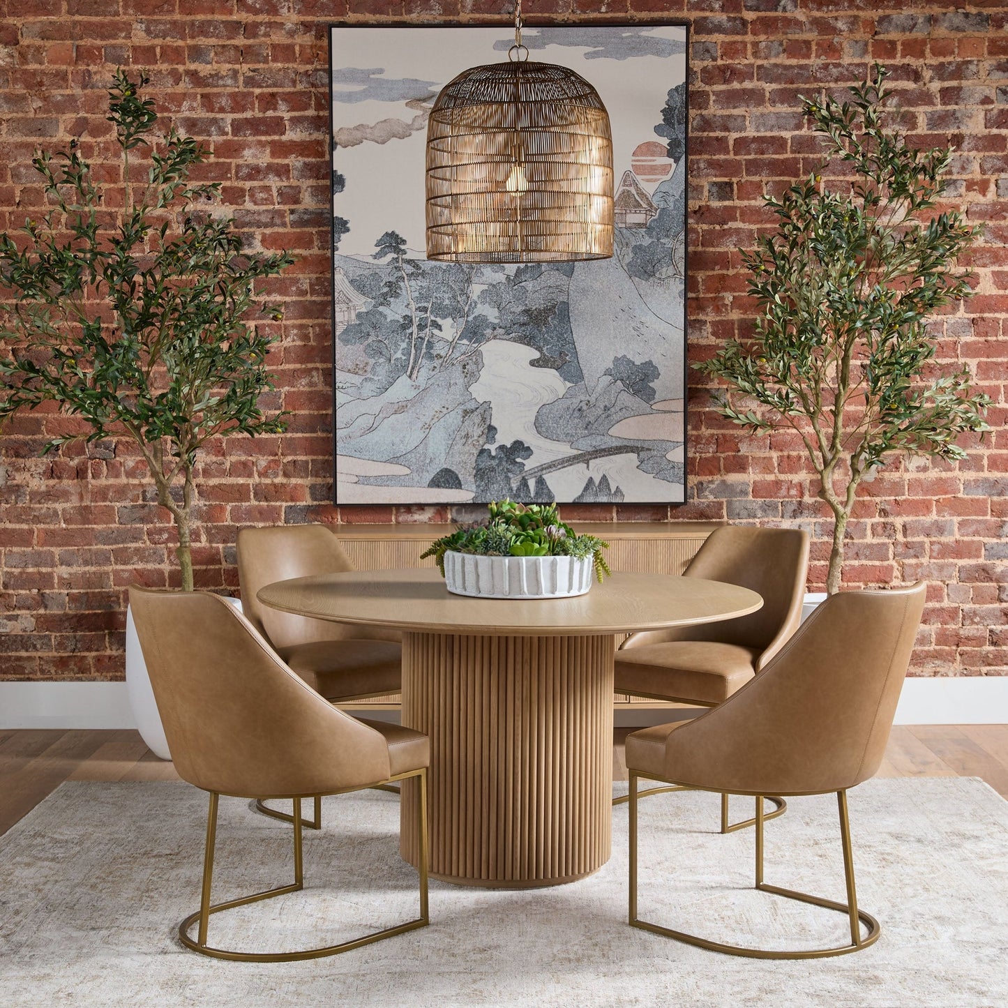 Chaise de salle à manger Parissa, ensemble de 2