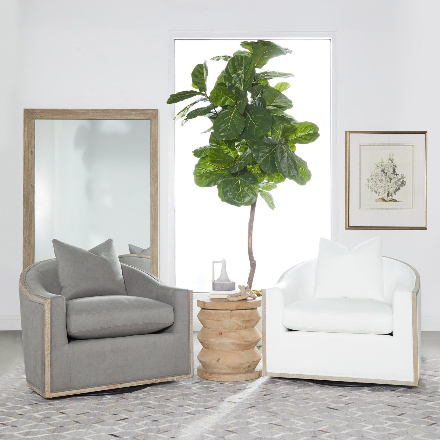 Fauteuil club pivotant Paxton