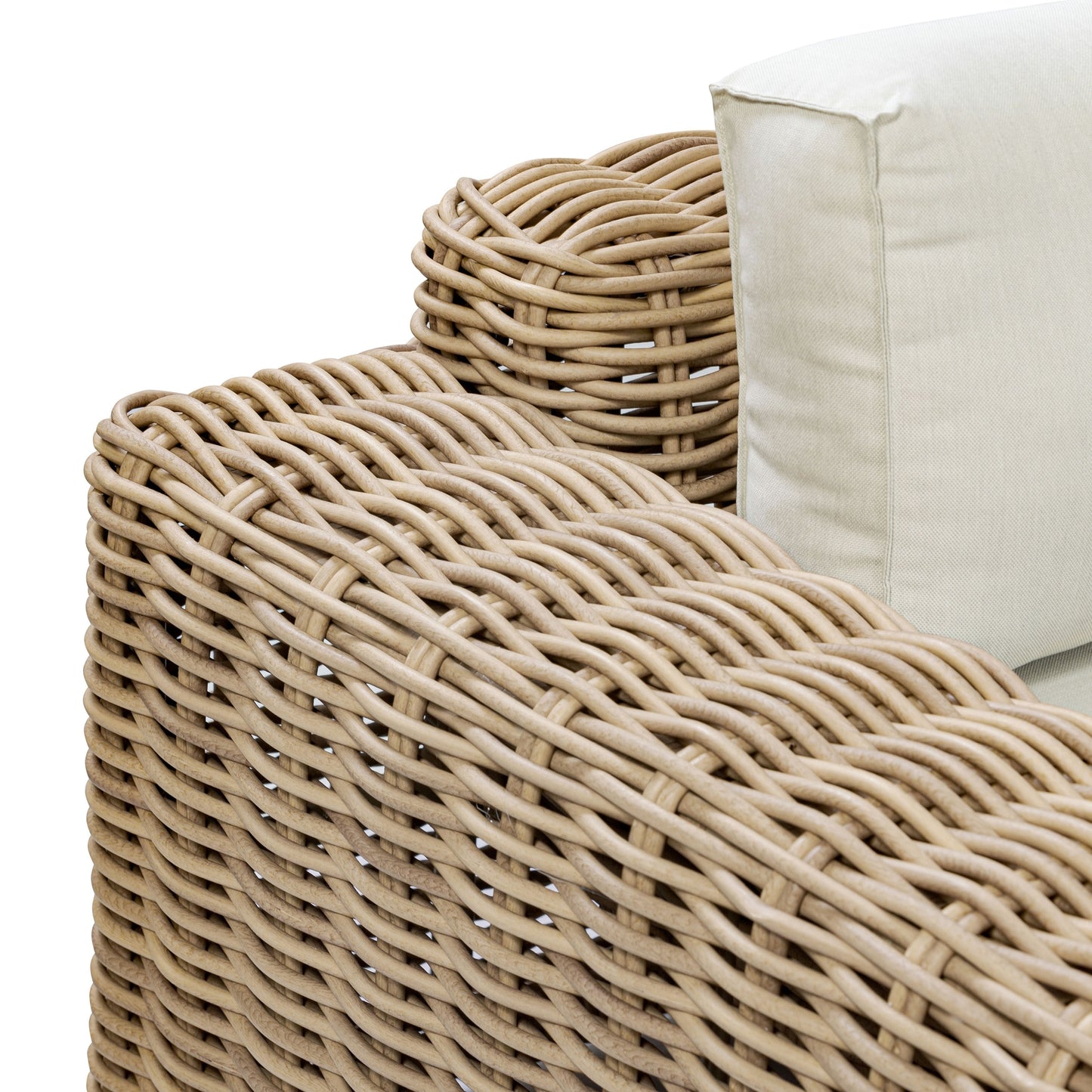 Ensemble de salon d'angle d'extérieur/terrasse Poly &amp; Bark Puglia avec table basse