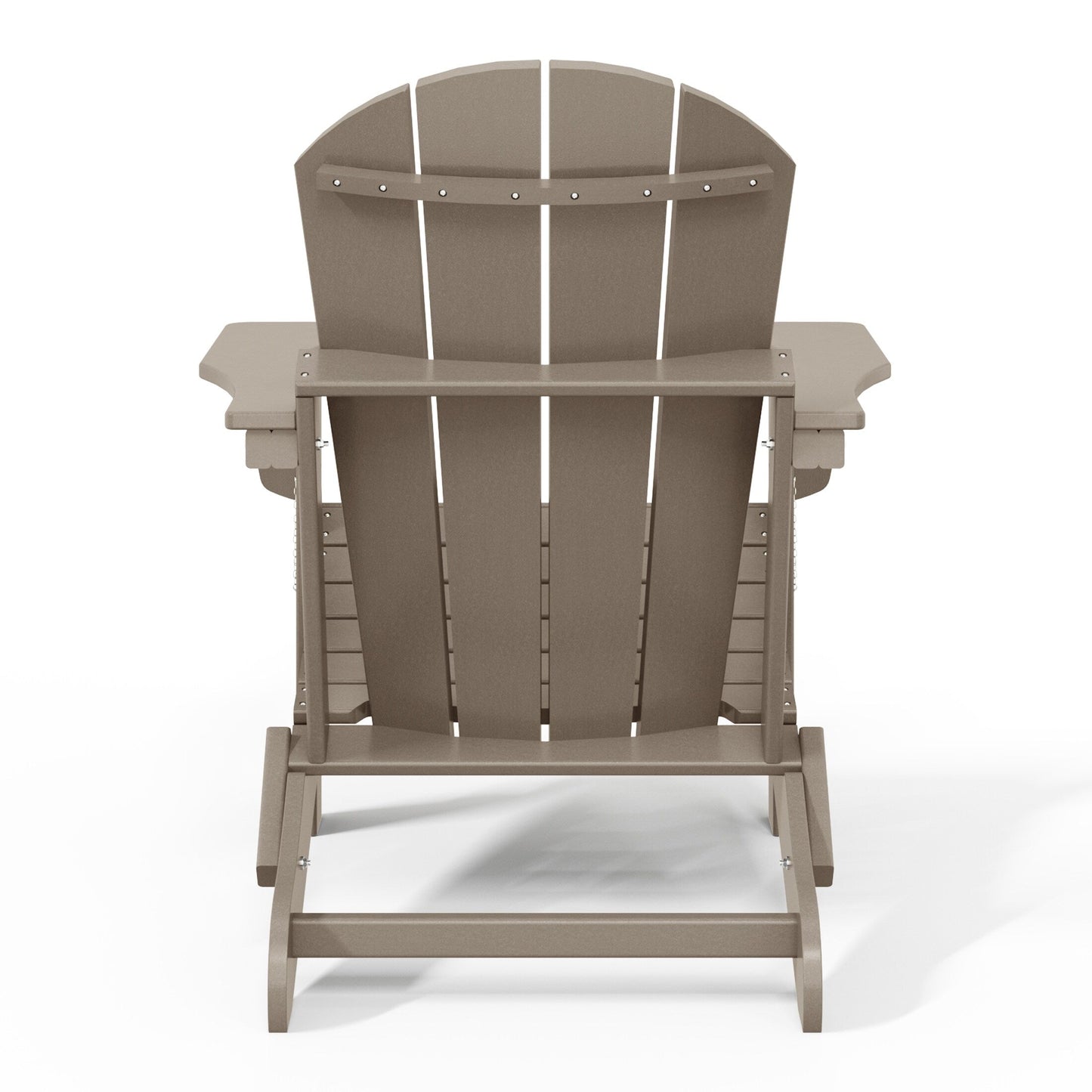 Chaises pliantes Adirondack Polytrends Laguna résistantes aux intempéries (lot de 4)