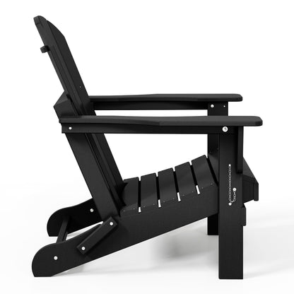 Chaises pliantes Adirondack Polytrends Laguna résistantes aux intempéries (lot de 4)