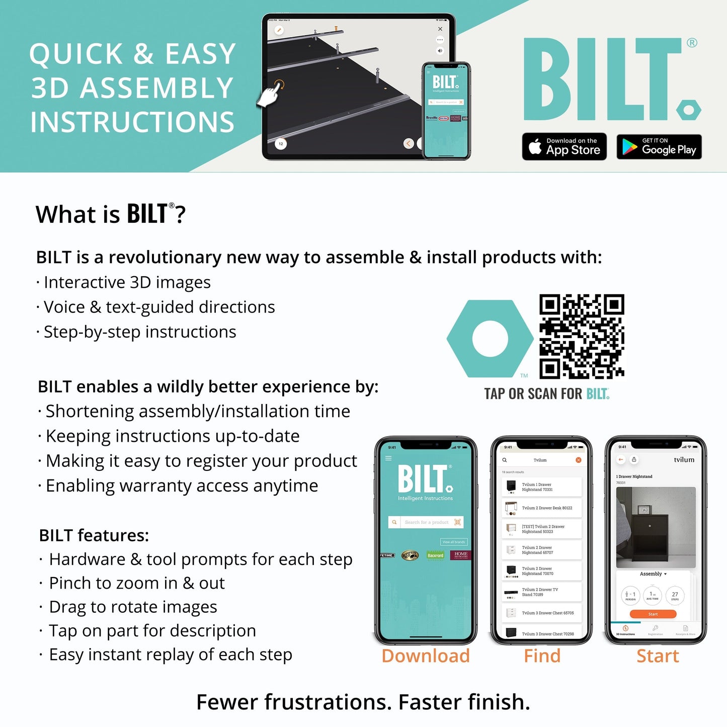 Porch &amp; Den Zoe Commode double à 6 tiroirs